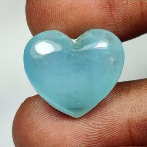 13.12 Ct Natural Aquamarine Heart Cab